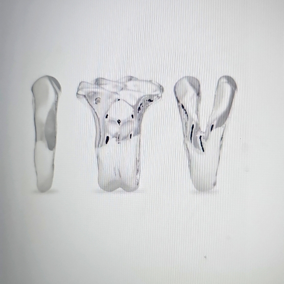 NWT Open Edit Set Of 3 Molten Rhodiun Rings Size 8 - Picture 3 of 8